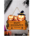 Letrero De Madera Feliz Halloween, Calabazas
