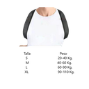 Corrector De Postura, Auto Ajustable Unisex Negro!