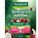 Jabón En Barra Palmolive Naturals Cereza y Coco 8 pzas de 120 g c/u Drop