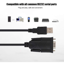 Cable Convertidor Usb 2.0 A Serial Db9 1.8m Drop