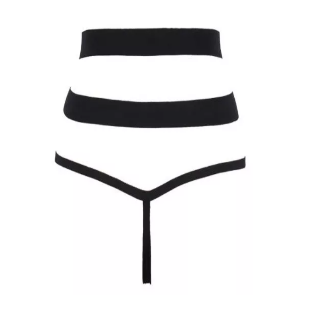 Tanga Super Sexy Con Tirantes Knick Varias Tallas !