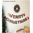 Banner Merry Christmas A Cuadros