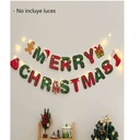 Banner Merry Christmas A Cuadros