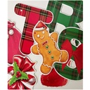Banner Merry Christmas A Cuadros