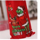 Funda Para Botella De Vino Grinch Rojo