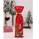 Funda Para Botella De Vino Grinch Rojo