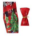 Funda Para Botella De Vino Grinch Rojo