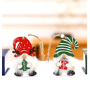Gnomo De Madera Colgante Para Navidad 2 Piezas