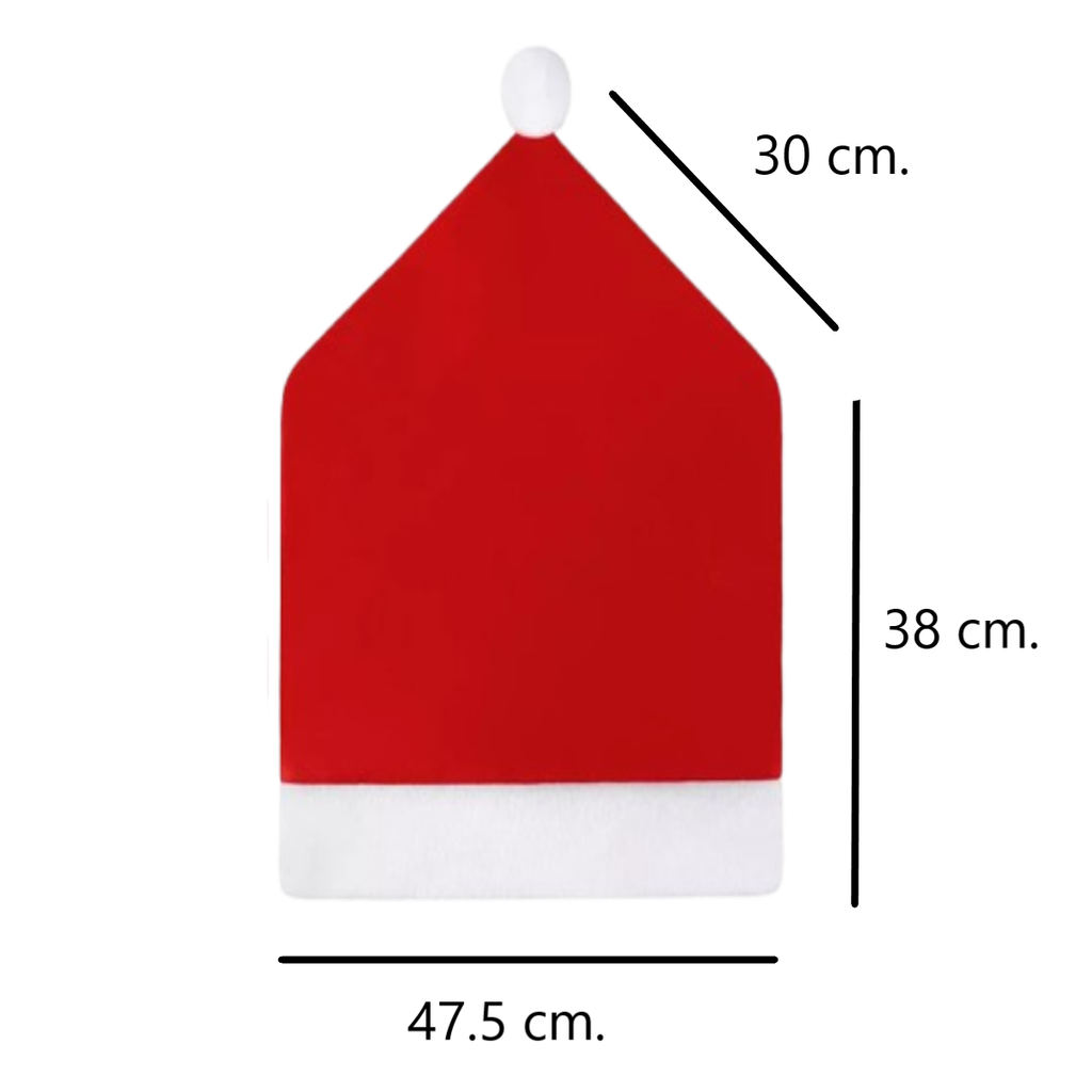 Funda Para Silla Gorro De Santa 6 Pzas.