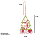 Pino De Madera Colgante Adorno De Navidad Reno