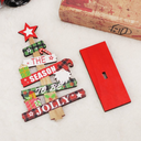 Pino De Madera Para Escritorio Adorno Navideño The Season  Jolly