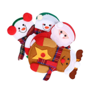 Porta Cubiertos Navideños Para Cenas 4 Piezas Reno, Santa, Muñeco Nieve