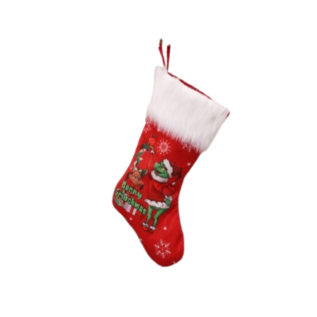 Bota Navideña Del Grinch Para Fiestas De Navidad 2