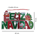 Colgante Para Puerta Feliz Navidad Drop