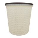 Papelero Mimbre Grande De Plástico (8.5 Lts.) FPPM02