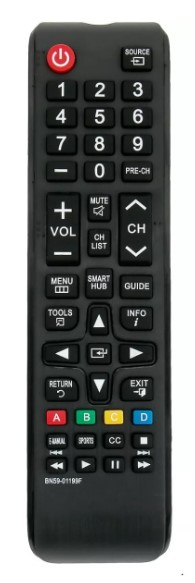 Control Remoto Remplazo Samsung Bn5901199F Negro