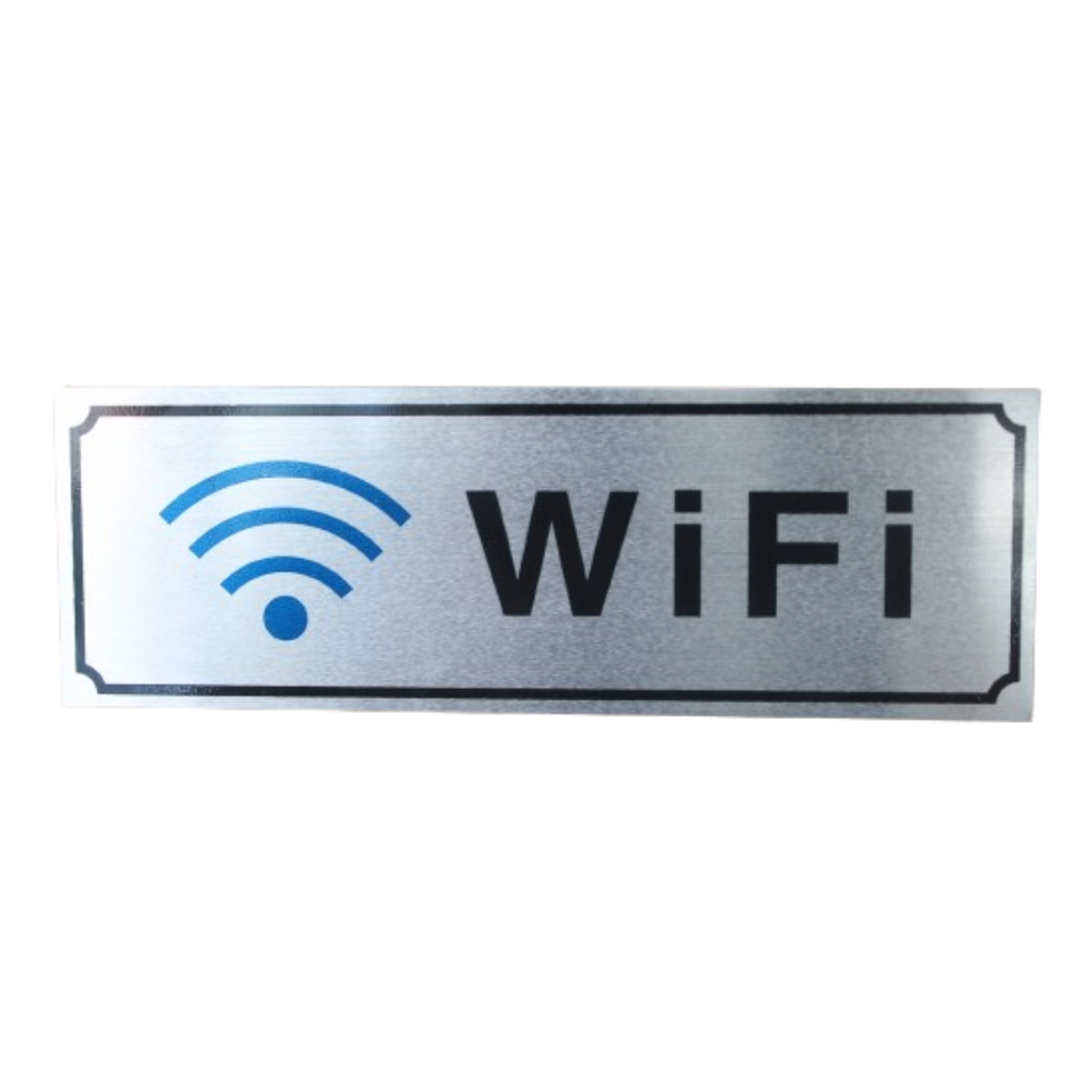 Letrero De Aluminio Wifi SP00041
