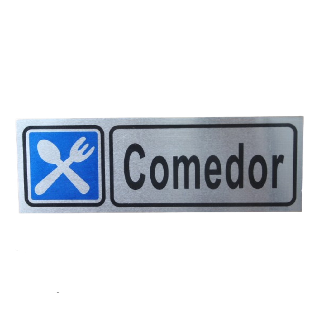 Letrero De Aluminio Comedor SP00055