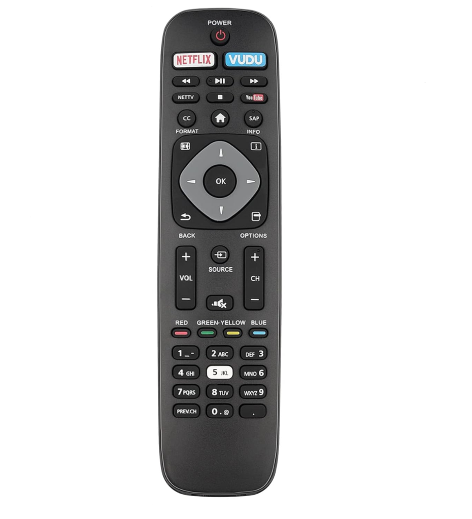 Control Remoto Remplazo Phillips Nh500up Con Netflix