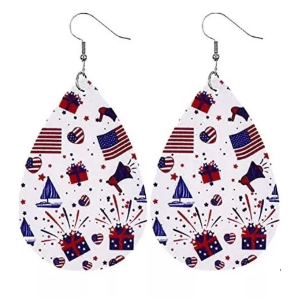 Pendientes O Aretes Día De La Independencia Colgantes