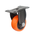 Rodaja Llanta De PVC Fija Con Placa Acero RCH-07