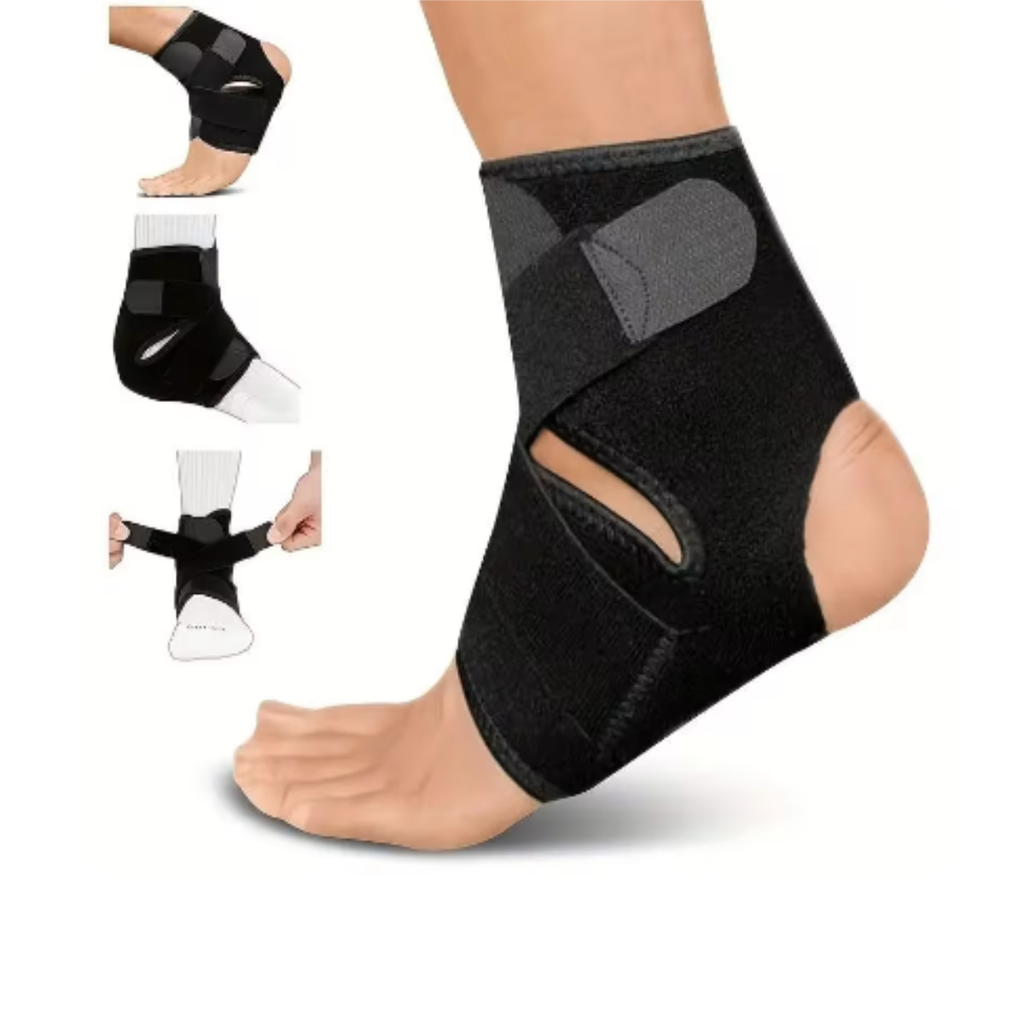 Tobillera Ajustable Transpirable Y Cómoda Soporte Elástico