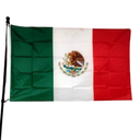 Bandera De La Nación De México, 90X1.50 CM.