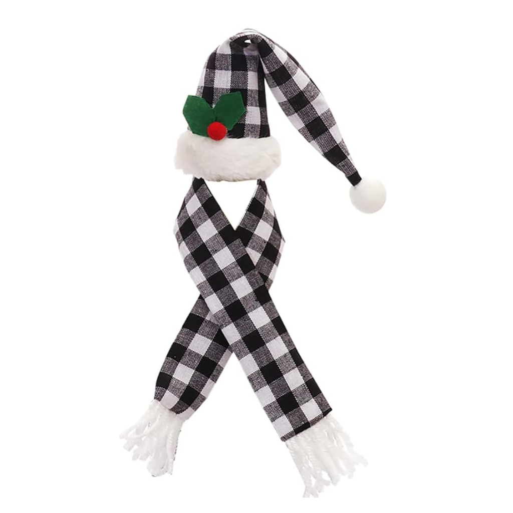 Funda Para Botella De Vino De Navidad Bufanda y Gorro