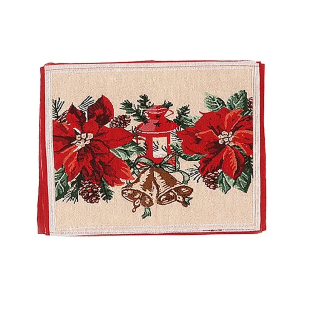Mantel Navideño Para Comedor Individual Para Fiestas Navideña