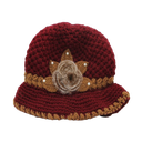 Gorro Boina Visera Dama Tejido Suave Moda Flor!