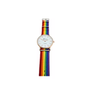 Reloj Plateado Y Rosa Gold LGBT