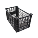 Caja De Plástico Negra Capacidad De 25 Kilos Reciclada CJA-1