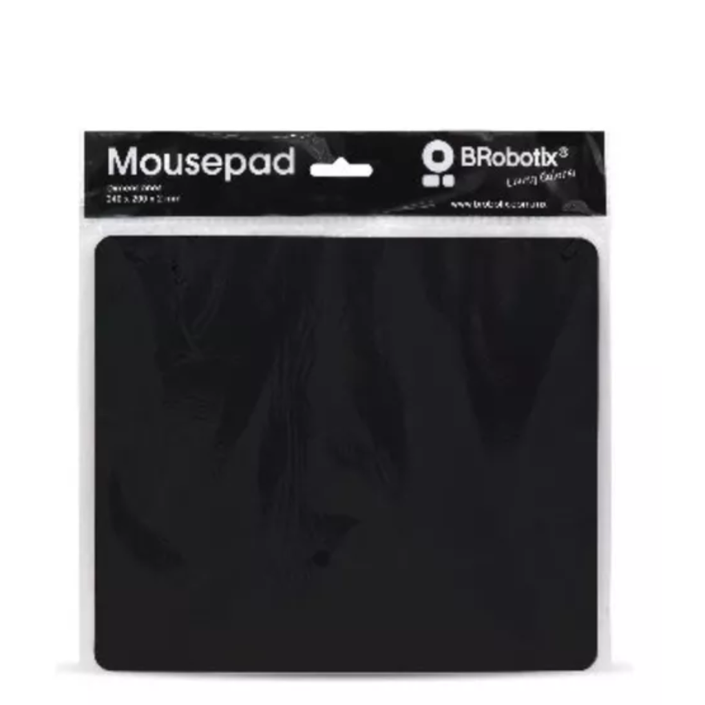Mousepad Brobotix 497264 Ultra Delgado Negro Drop