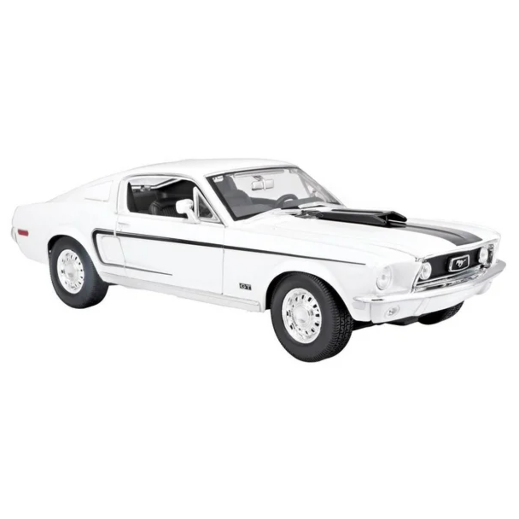 Vehículo a Escala 1:18 1968 Ford Mustang GT Cobra Jet Drop002
