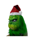 Máscara De Grinch Verde De Calidad, Cosplay De Navidad Y Halloween