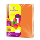 Paquete De Papel / 100 Hojas / Carta / Naranja Vibrante Drop 009