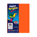Papel Bright Carta Naranja Paquete 100 Hojas Drop 009