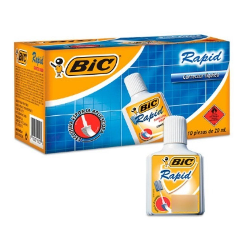 Corrector Líquido Solvente 20 Ml. / 10 Pzas. Drop 009