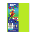 Papel Bright Carta Verde Eléctrico Pqt 100 Hojas Drop 009