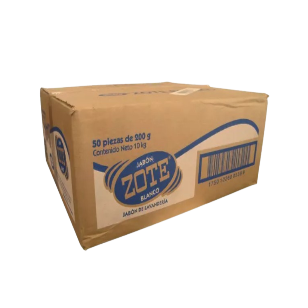Jabón en Barra Zote 50 Piezas de 200 g. Drop007