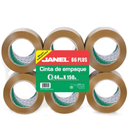 Cinta Adhesiva Empaque Canela 48x150 Pq6/ 66 Plus Drop 009