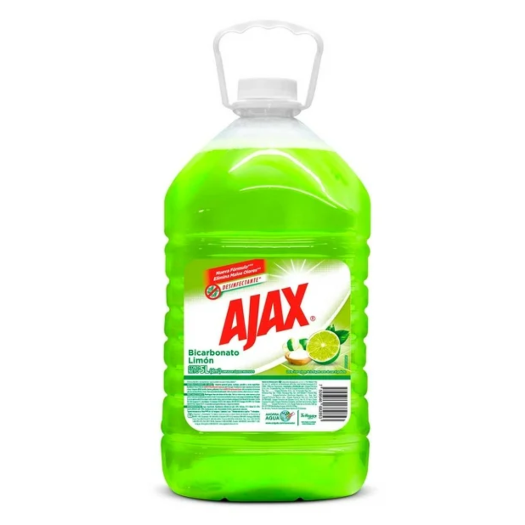 Limpiador Multiusos Ajax Bicarbonato Limón 5 L Drop002