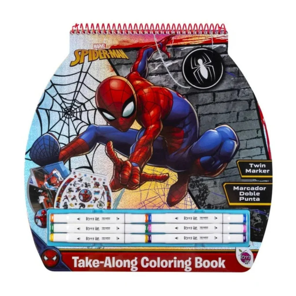 Libro de Historias y Actividades Infantil Spiderman Drop002