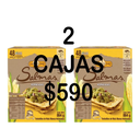 2 cajas de Tostadas de Maíz Horneadas 48 bolsas de 18g c/u Drop 002