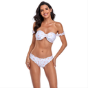 Traje De Baño Bikini Rosa Up Acolchado ! Straples!tirantes