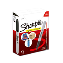 Marcador Permanente Sharpie C/12+2, Punto Fino Drop013