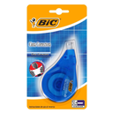 Cinta Correctora Bic Azul 4.2 mm x 12 m. Bl/1 Drop013