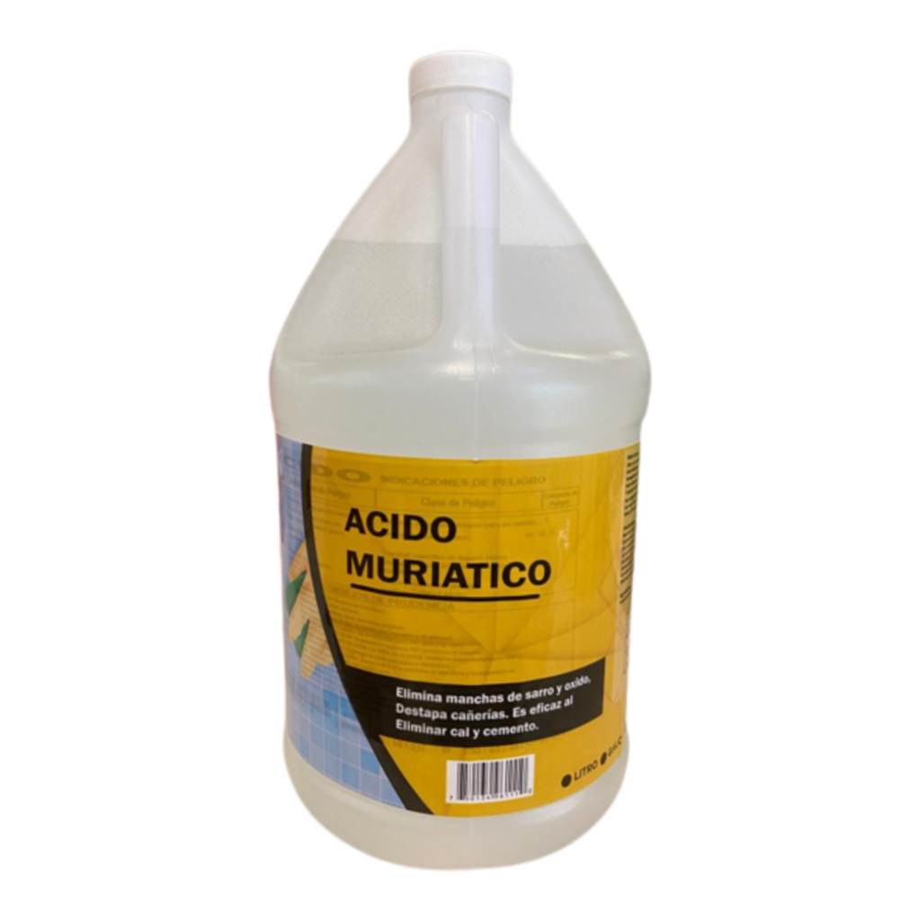 Ácido Muriático Galón 4 Litros Drop007