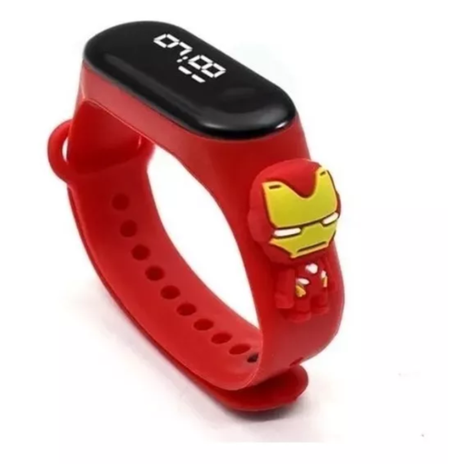 [MARVEL] Reloj Digital Varios Personajes De Marverl Para Niña (o)