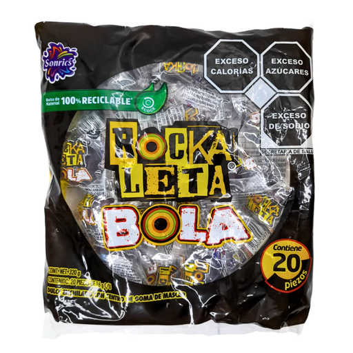 [ROCKB20] Rocka Leta Con Centro De Goma De Mascar 20P/Z